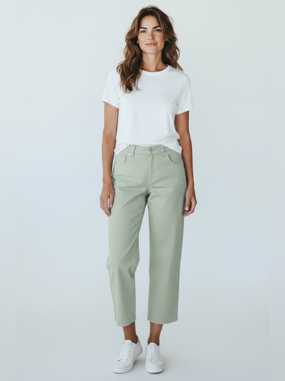 A New Day•Mint Straight Leg High Rise Stretch Pants